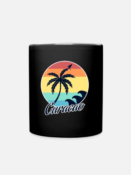 curacao - Full Colour Mug - black