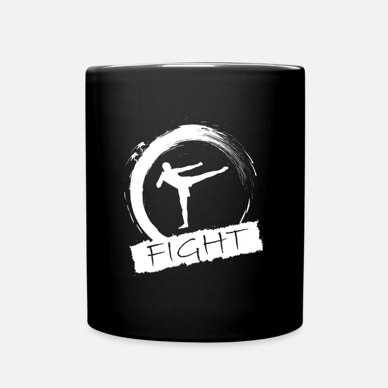 Kickboxer - Tasse einfarbig - Schwarz