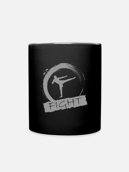 kickboxing - Mug uni - noir