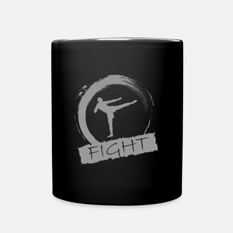 kickboxing - Mug uni - noir