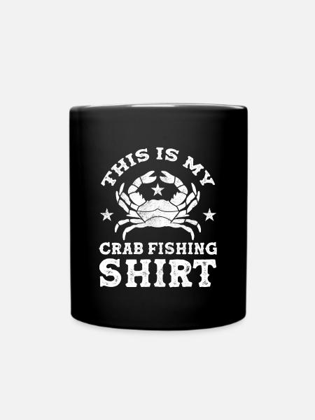 Pêche au crabe Crabe Pêcheurs de crabe - Mug uni - noir