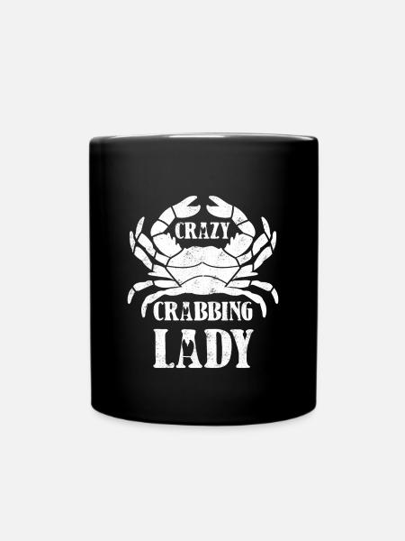 Pêche au crabe Crabe Pêcheurs de crabe - Mug uni - noir