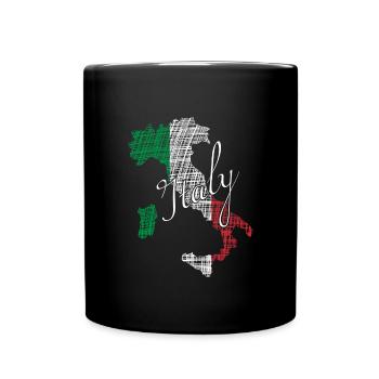 Italy - Tasse einfarbig - Schwarz - Vorne