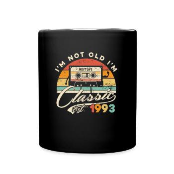 1993 Vintage Anniversaire Idée Cadeau Hommes - Mug uni - noir - Devant