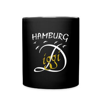 Anker Hamburg Diggi - Tasse einfarbig - Schwarz - Vorne