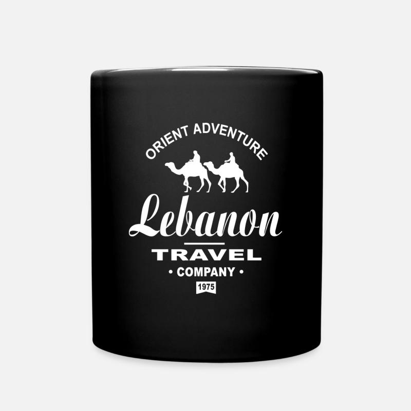 Libanon - Kamel Karawane - Tasse einfarbig - Schwarz