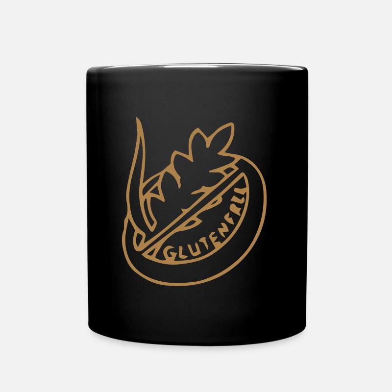 Allergie à la maladie cœliaque sans gluten - Mug uni - noir
