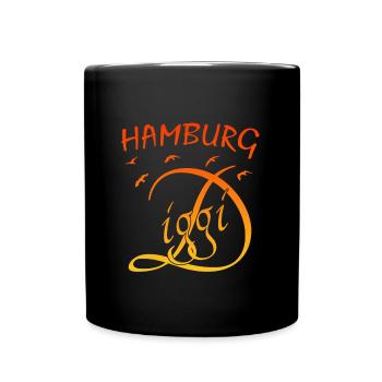 Anker Hamburg Diggi Möven - Tasse einfarbig - Schwarz - Vorne