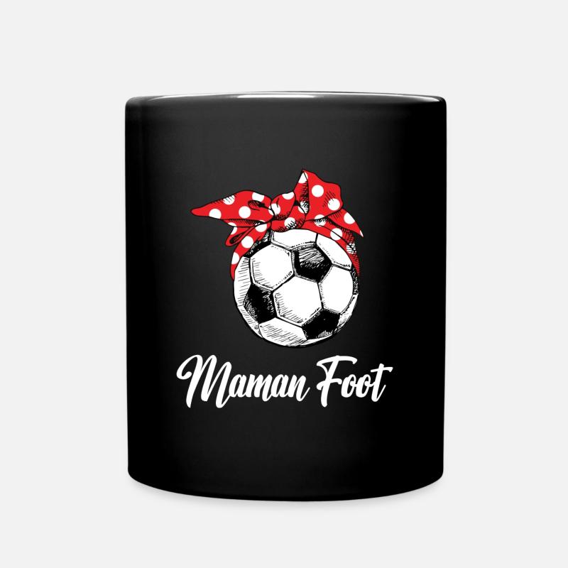 Maman Foot - Mug uni - noir