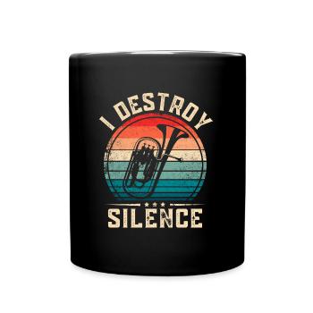Euphonium Horn I Destroy Silence - Mug uni - noir - Devant