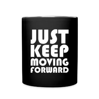 T-shirt Citation Motivation - Mug uni - noir - Devant