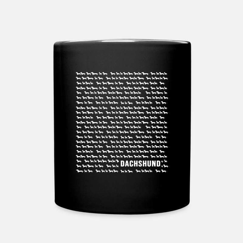 Dachshund Dachshund Jagdhund Teckel-Time Dachshund Friend - Full Colour Mug - black