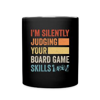 Game Night Board Game Skills - Full Colour Mug - black - Front