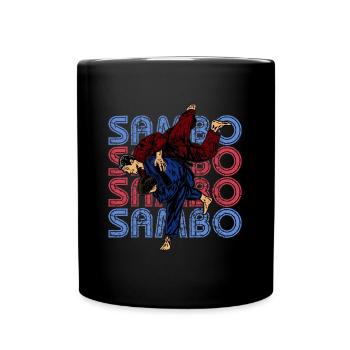Sambo Autodéfense URSS Arts martiaux - Mug uni - noir - Devant
