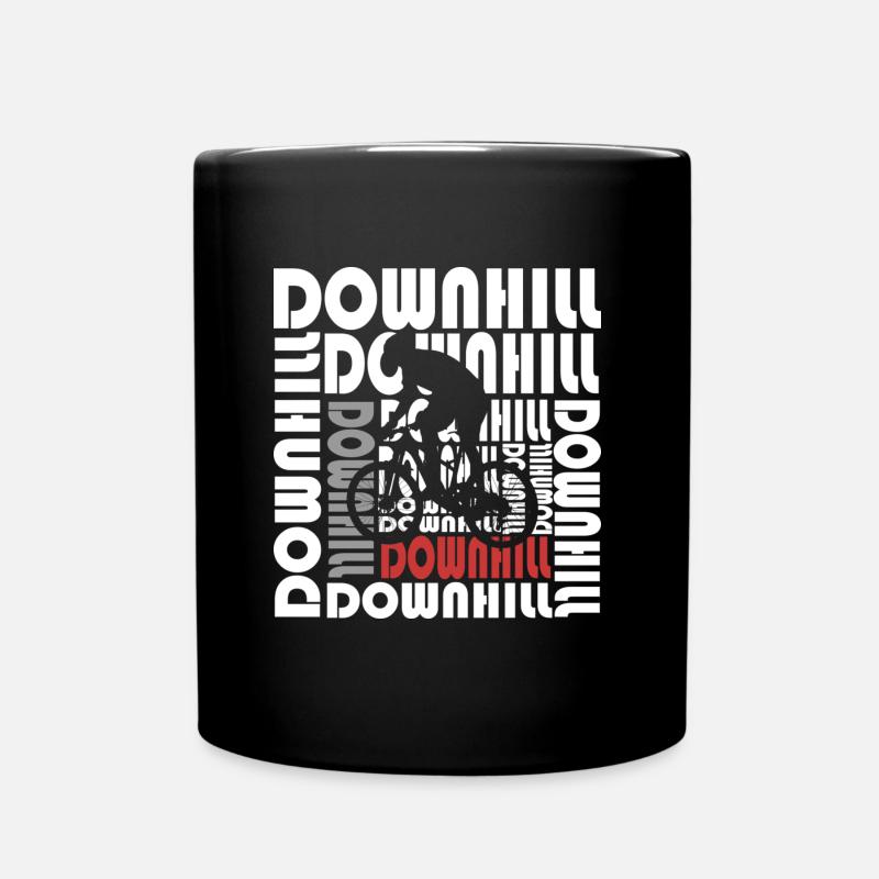 Downhill - Full Colour Mug - black