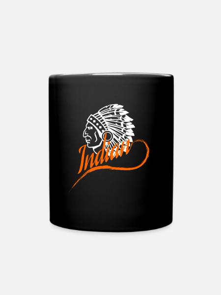 Indien - Mug uni - noir