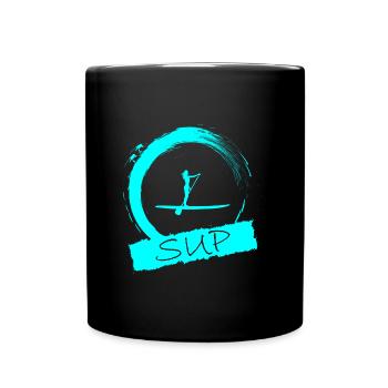 Stand Up Paddle - Full Colour Mug - black - Front