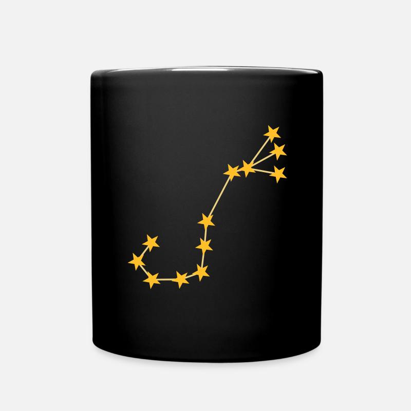 Scorpion constellation - Mug uni - noir