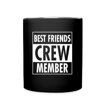 Best Friends Crew Member - Mug uni - noir - Devant