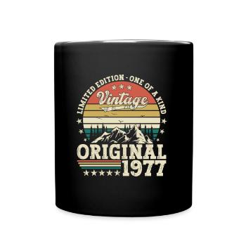 Original 1977 45th Birthday Gift Men - Full Colour Mug - black - Front