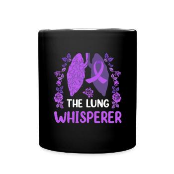 Le lung whisperer Respiratoire Thérapie Pulmonaire Médecin Pulmonaire - Mug uni - noir - Devant