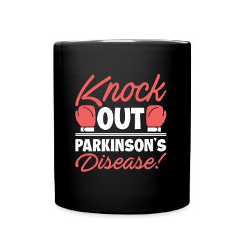 Kick Out Parkinson's Disease Parkinson's Awareness - Tasse einfarbig - Schwarz - Vorne