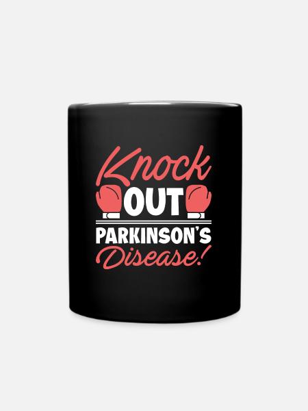 Kick Out Parkinson's Disease Parkinson's Awareness - Full Colour Mug - black