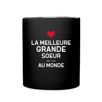Grande Soeur - Mug uni - noir - Devant