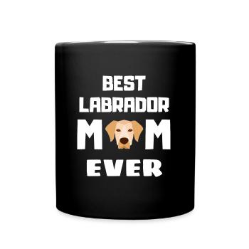 Meilleur Labrador Mama Dogs Fête des mères Labrador - Mug uni - noir - Devant