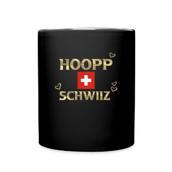 Hopp Schwiiz - Full Colour Mug - black - Front
