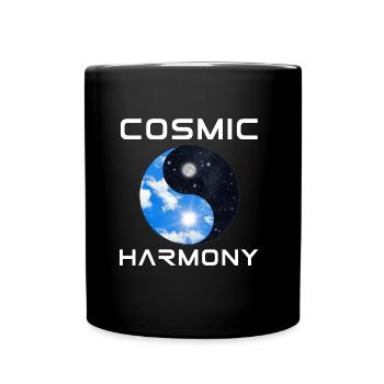 Cosmic Harmony | Space, Sky, Cool Pictures - Full Colour Mug - black - Front