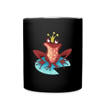 The Frog Prince - Full Colour Mug - black - Front