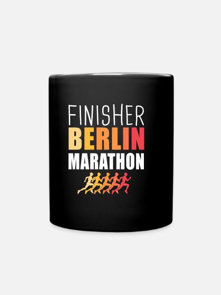 Finisher Berlin marathon run running - Mug uni - noir