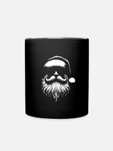 Santa Claus Face - Père Noël - Mug uni - noir