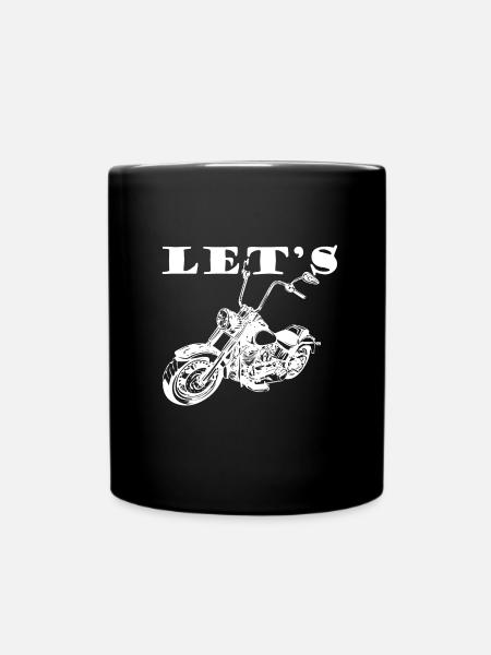 Moto Chopper - Mug uni - noir