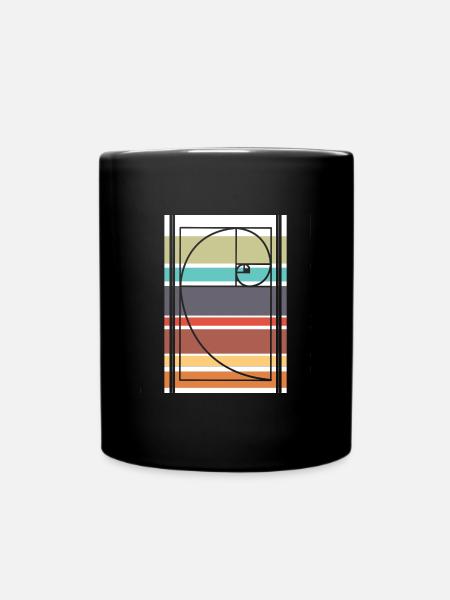 Maths de Fibonacci - Mug uni - noir