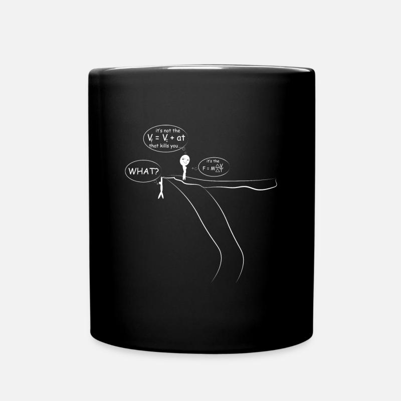 Physik kentische Energie - Tasse einfarbig - Schwarz