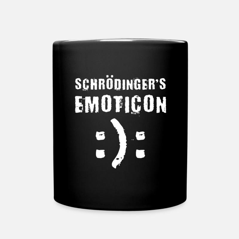Physiker Gesicht - Tasse einfarbig - Schwarz
