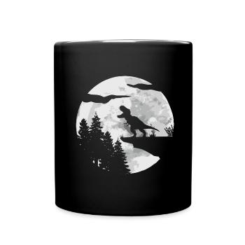 T-Rex Tyrannosaurus Rex - Tasse einfarbig - Schwarz - Vorne