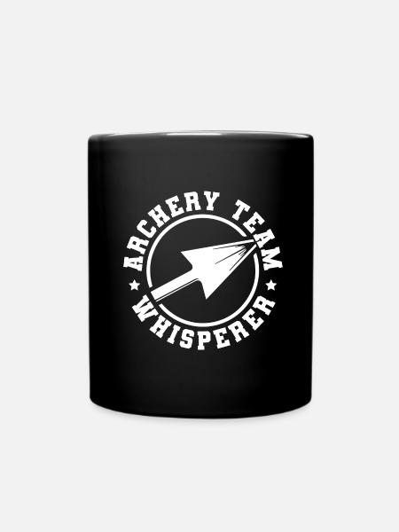 Tir à l’arc Flèche Tir à l’arc Tir à l’arc - Mug uni - noir