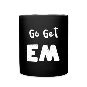 Go Get Em - Animal - Full Colour Mug - black - Front