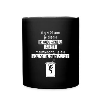 Génial Au lit Bête De Sexe - Mug uni - noir - Devant