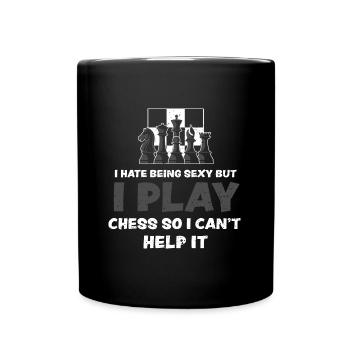 Je déteste être sexy mais je joue au Che... - Mug uni - noir - Devant