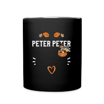 Peter Peter - Thanksgiving - Tasse einfarbig - Schwarz - Vorne