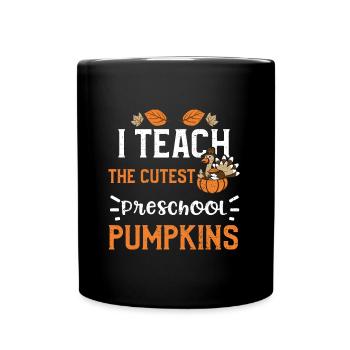 J’enseigne le pum préscolaire le plus mignon ... - Mug uni - noir - Devant