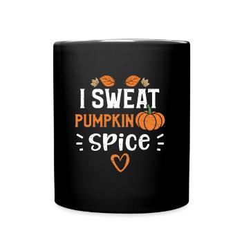 I Sweat Pumpkin Spice - Pumpkin - Mug uni - noir - Devant