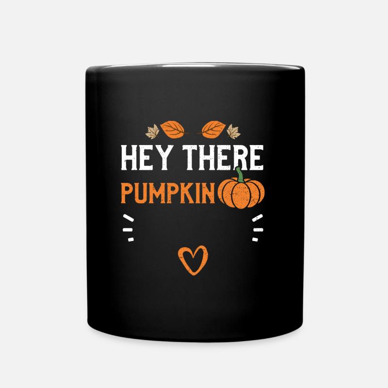 Hey There Pumpkin - Pumpkin - Tasse einfarbig - Schwarz