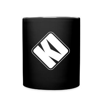 Artificial Intelligence - AI - The future is now - Full Colour Mug - black - Front