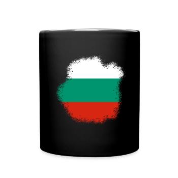 Drapeau bulgare Drapeau bulgare Sables d’or - Mug uni - noir - Devant