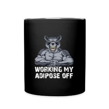 Musculation Musculation Renforcement musculaire Perte de graisse sans limite - Mug uni - noir - Devant